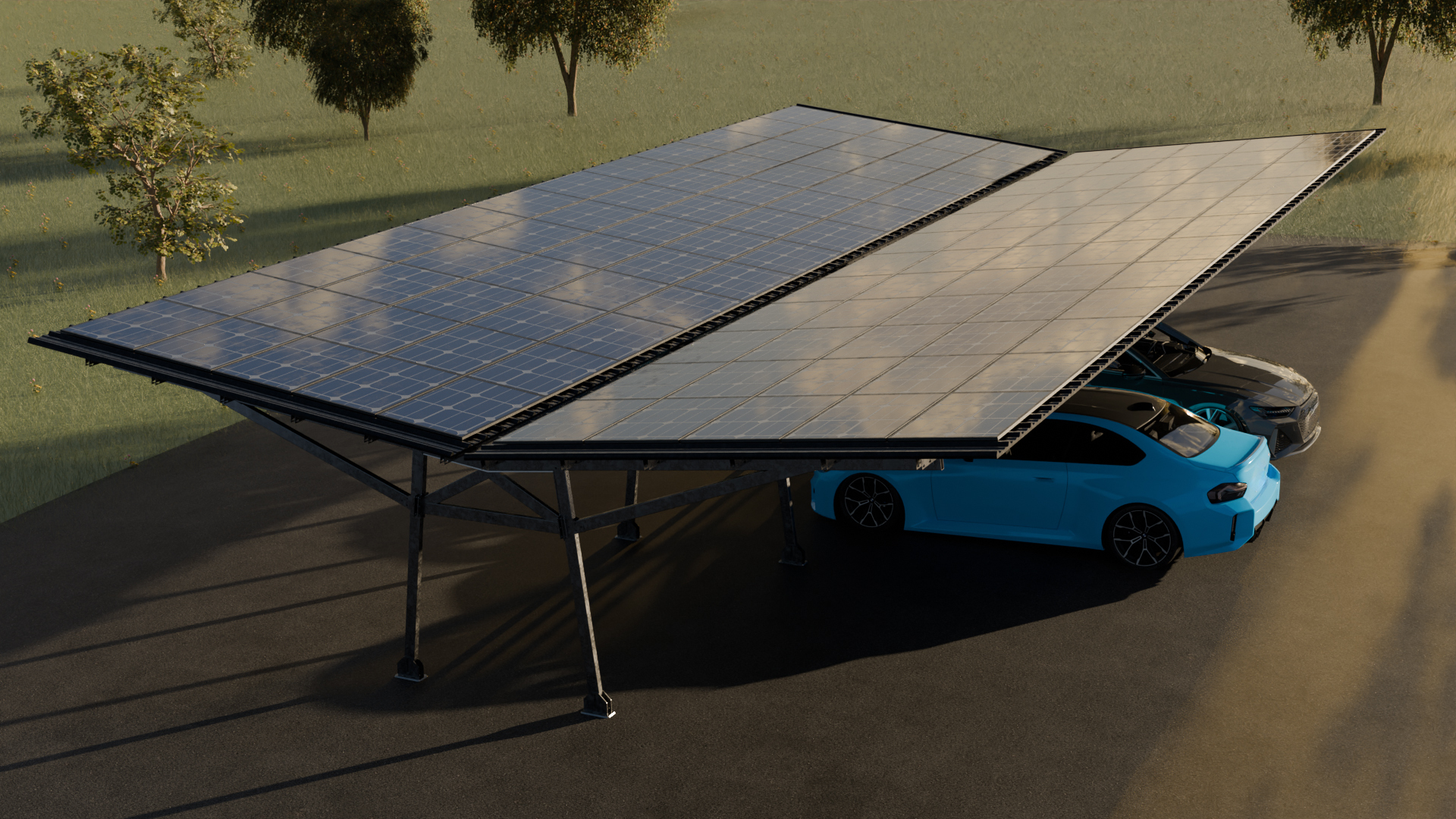 Wiesel Solar-Carport